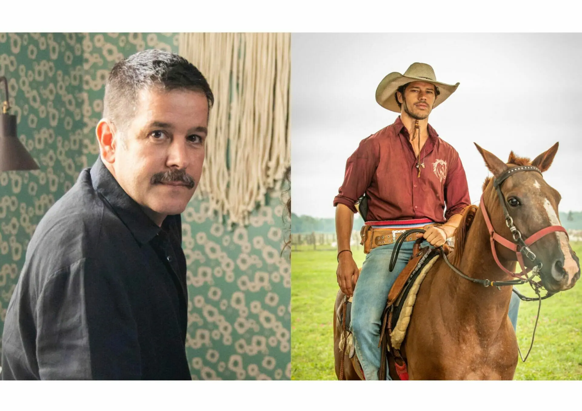 Tadeu (José Loreto) e Tenório (Murilo Benício) de Pantanal