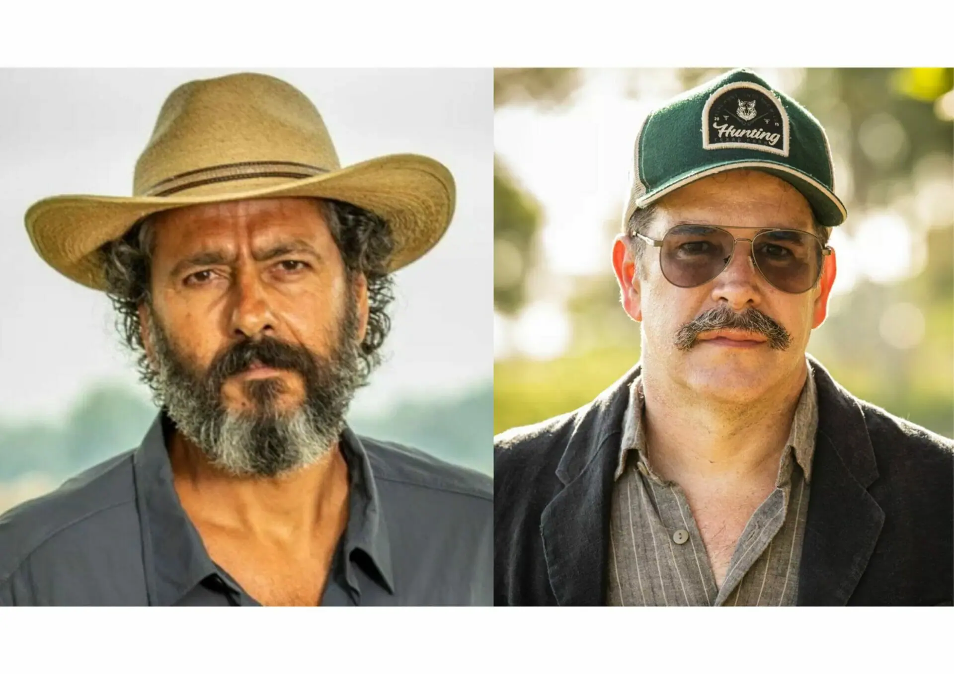 José Leôncio (José Loreto) e Tenório (Murilo Benício) em Pantanal