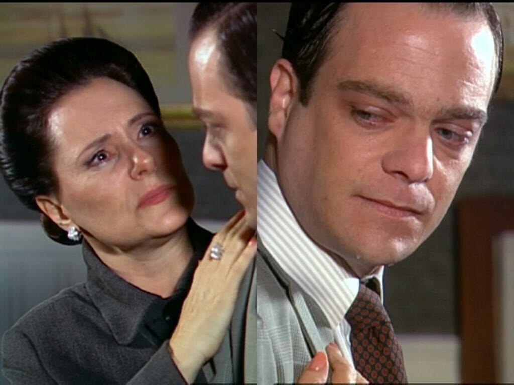 Agnes (Elizabeth Savala) e Ciro (Michel Bercovitch) de Alma Gêmea