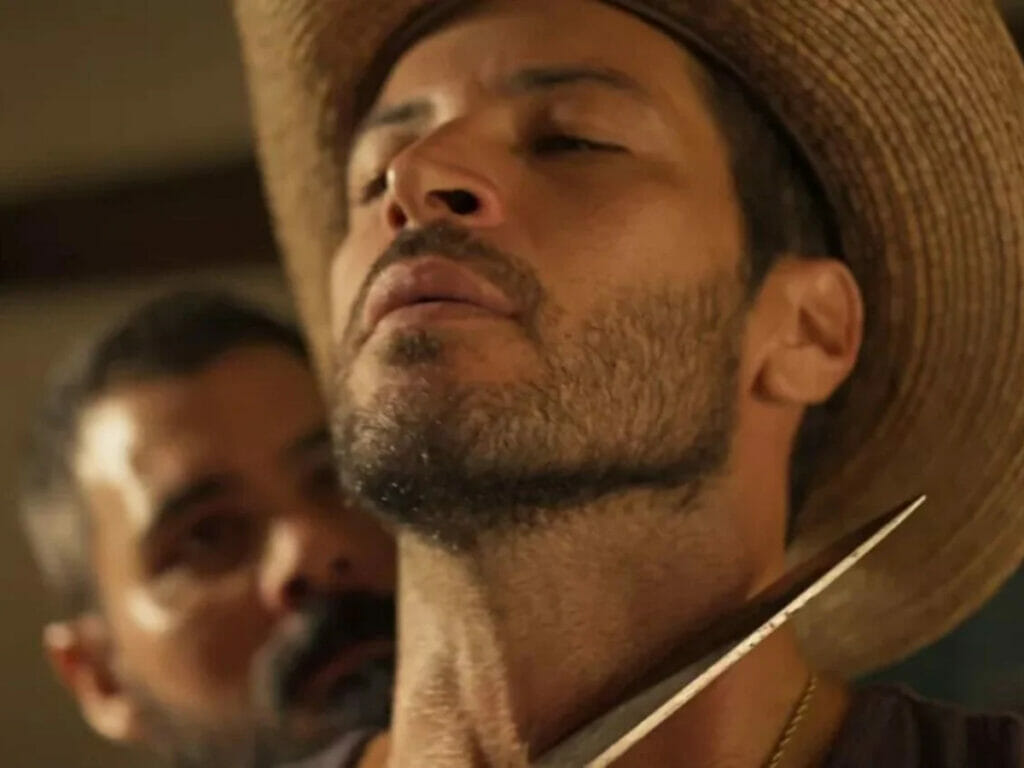 Alcides (Juliano Cazarré) e Levi (Leandro Lima) em Pantanal