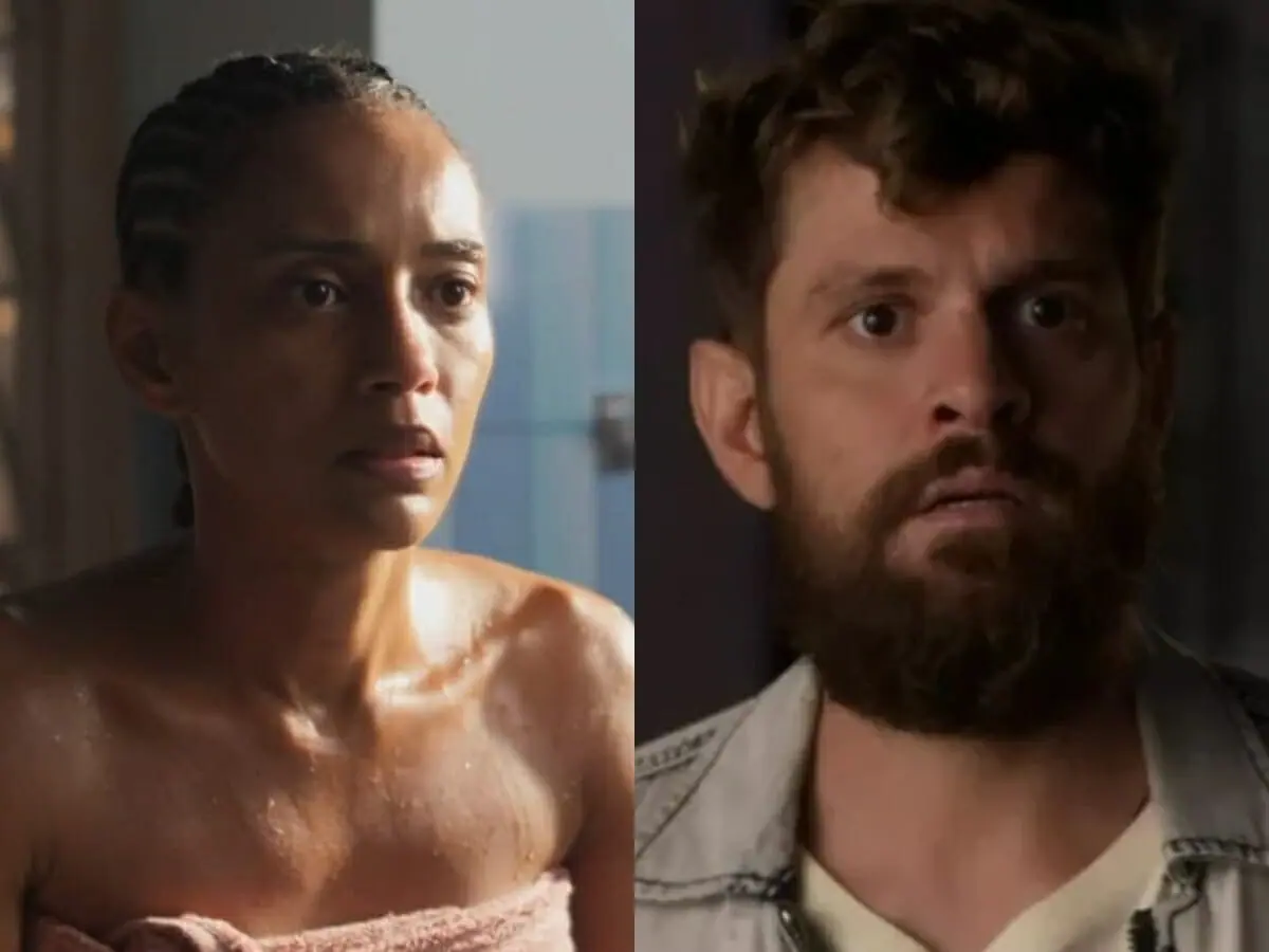 Anita (Taís Araujo) e Samuel (Alejandro Claveaux) de Cara e Coragem