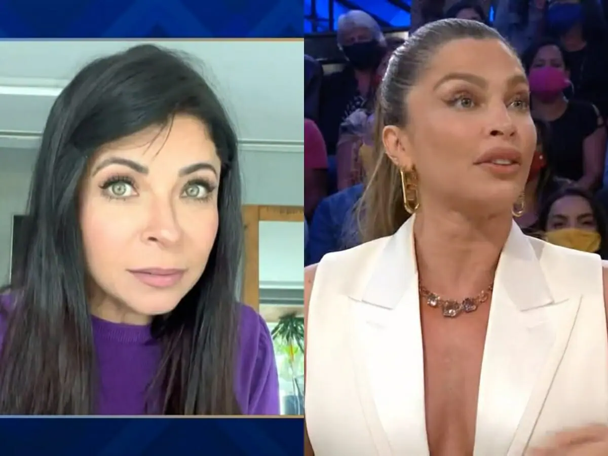 Anna Lima e Grazi Massafera no Domingão com Huck