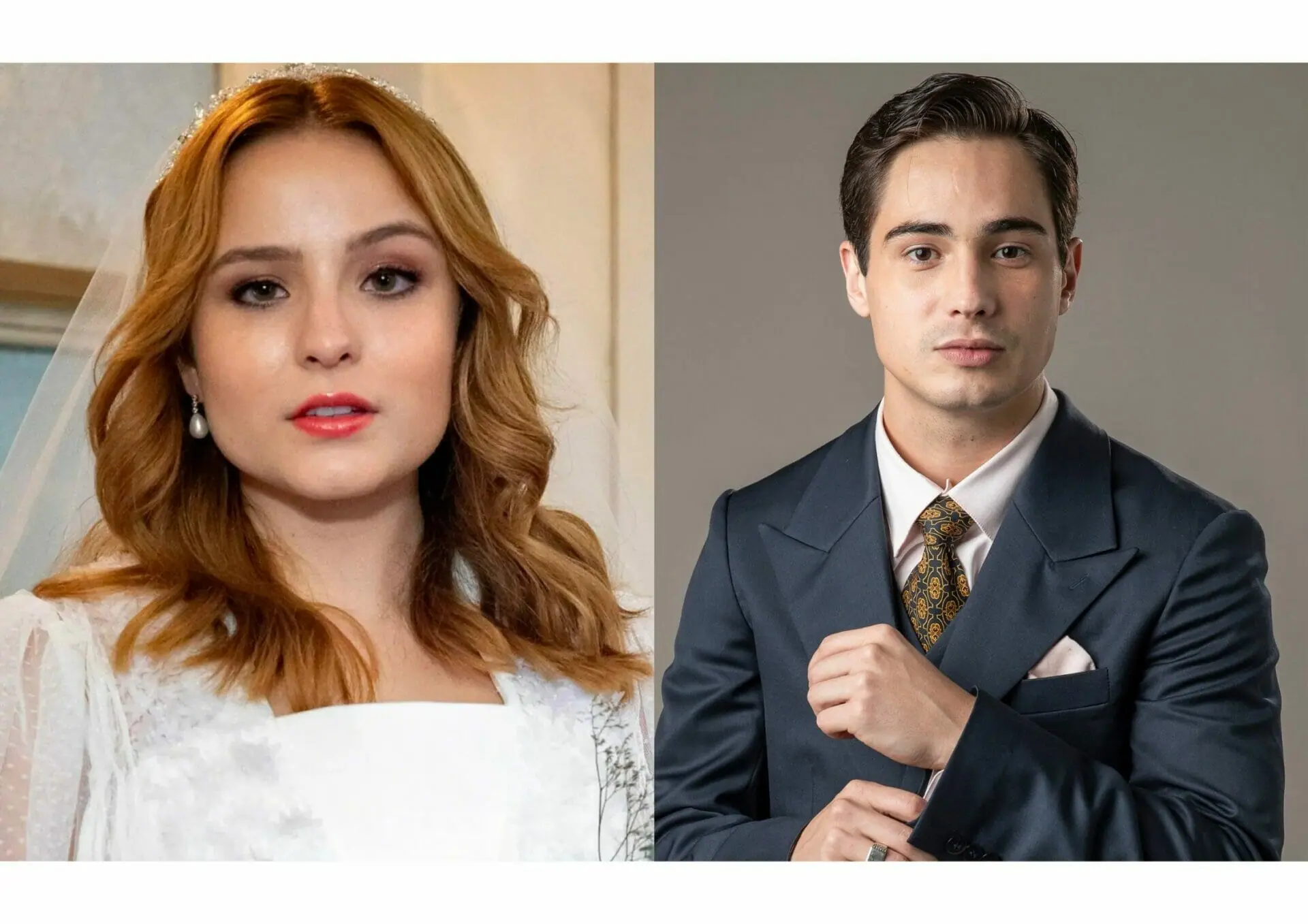 Isadora (Larissa Manoela) e Joaquim (Danilo Mesquita) de Além da Ilusão