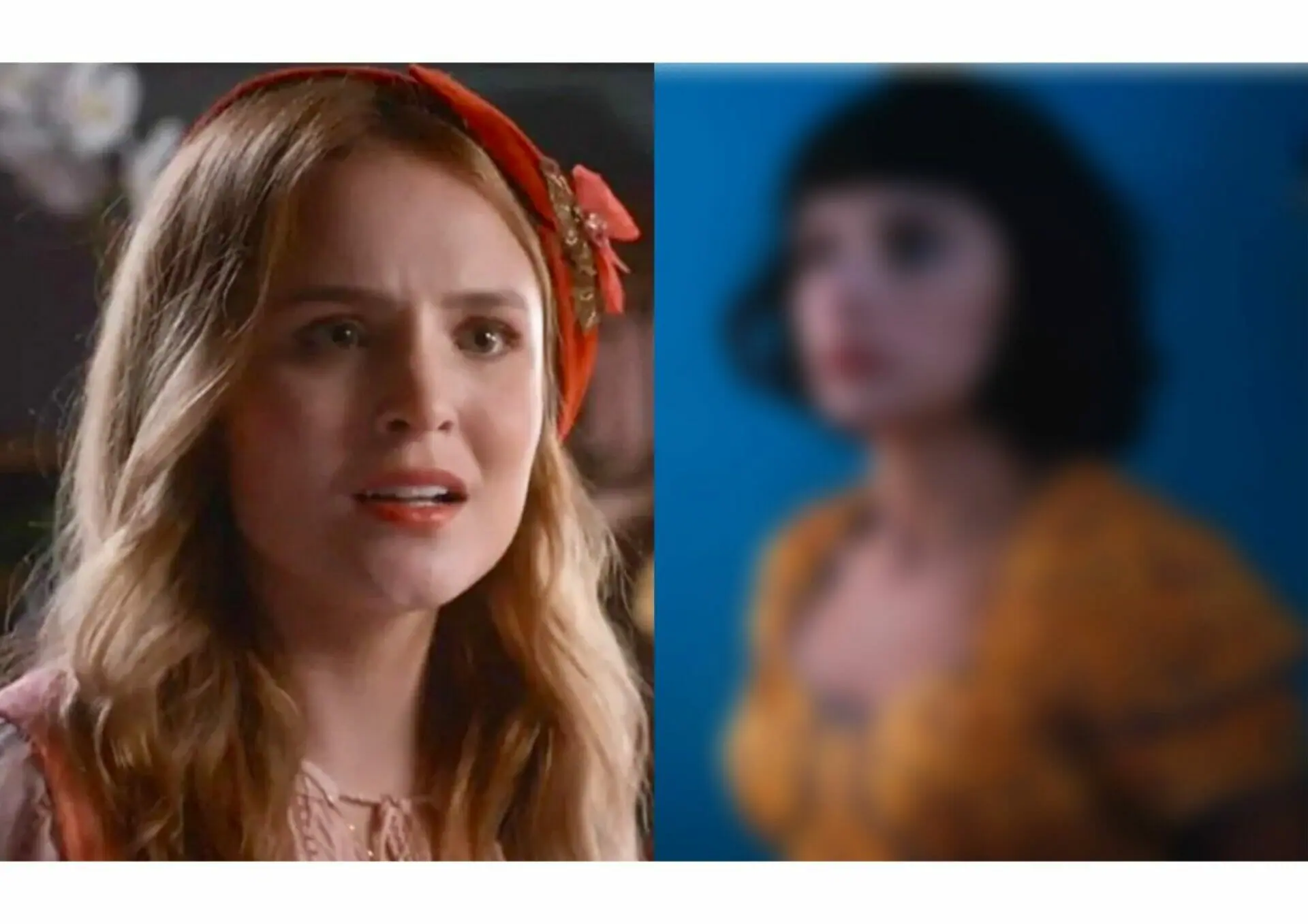 Isadora (Larissa Manoela) e Iolanda (Duda Brack) de Além da Ilusão