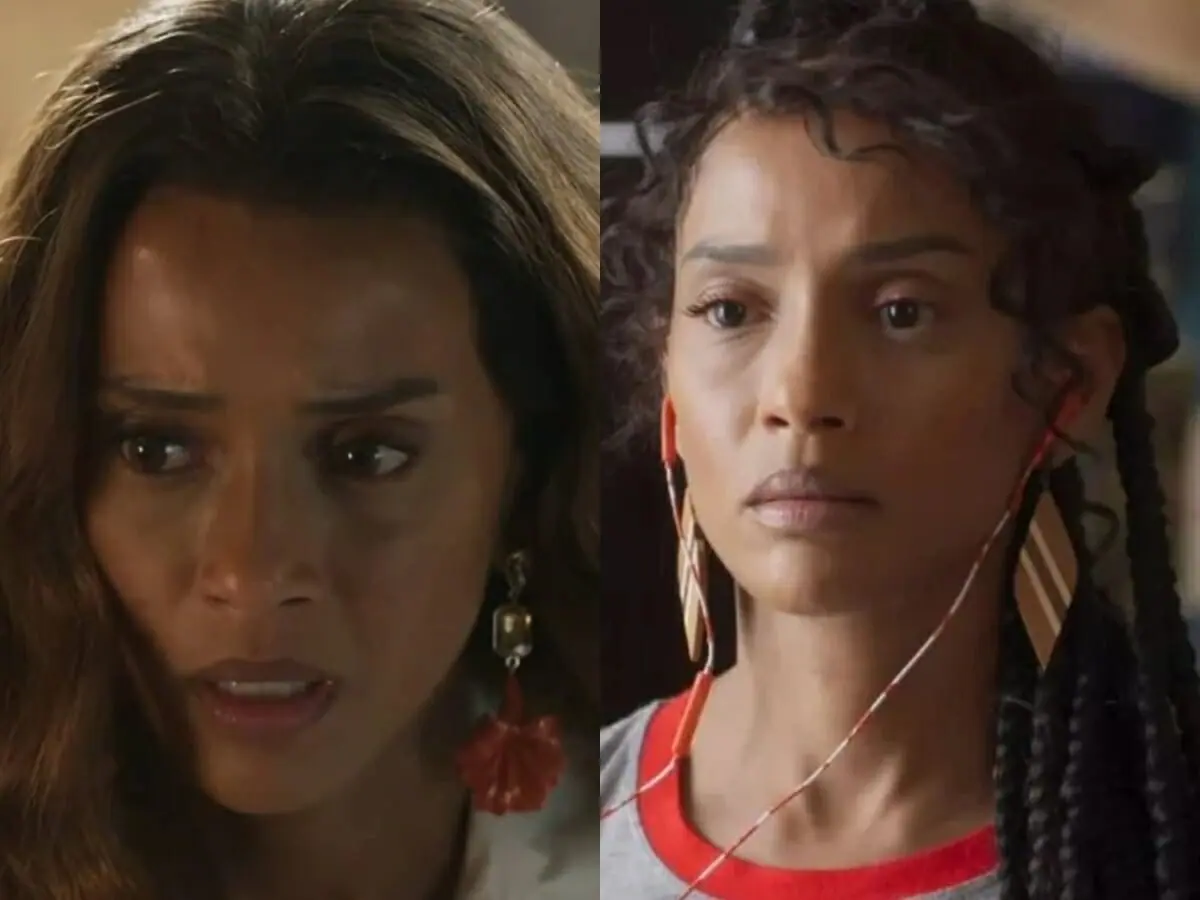 Clarice e Anita (Taís Araujo) de Cara e Coragem