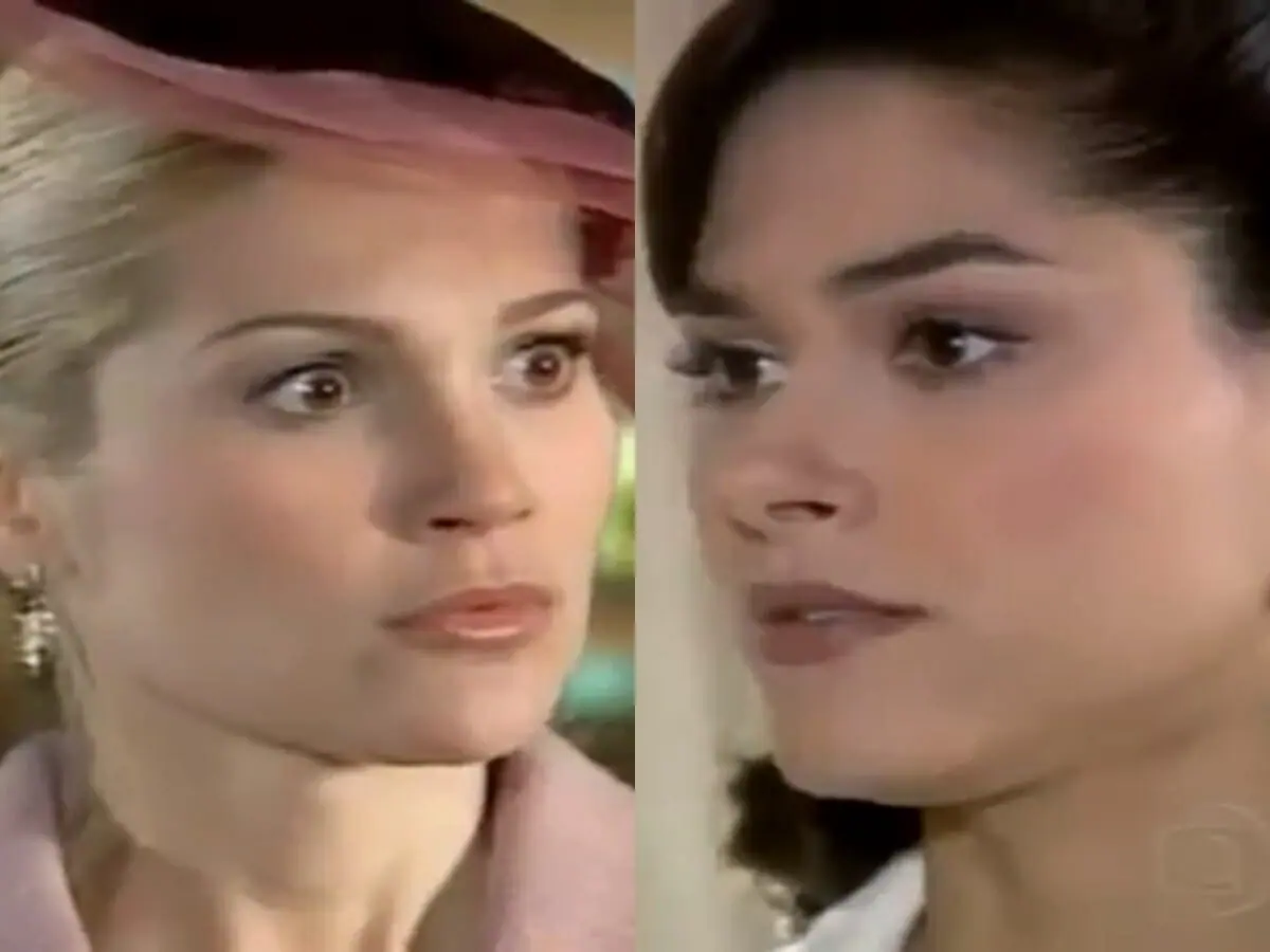 Cristina (Flávia Alessandra) e Dalila (Fernanda Machado) de Alma Gêmea