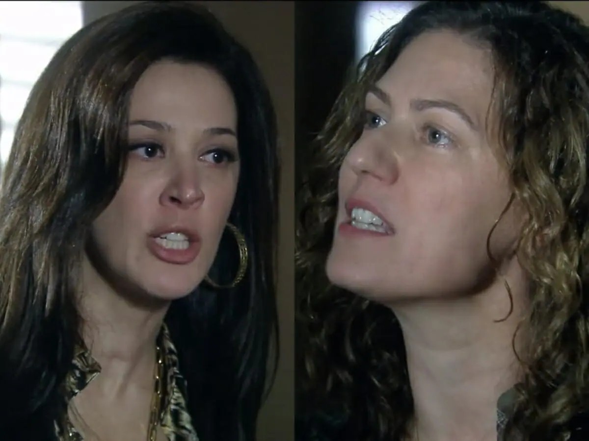 Donatela (Claudia Raia) e Flora (Patrícia Pillar) de A Favorita