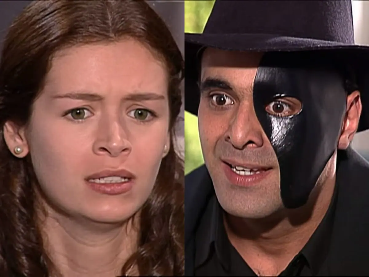 Esmeralda (Bianca Castanho) e Lúcio Malaver (Delano Avelar) de Esmeralda