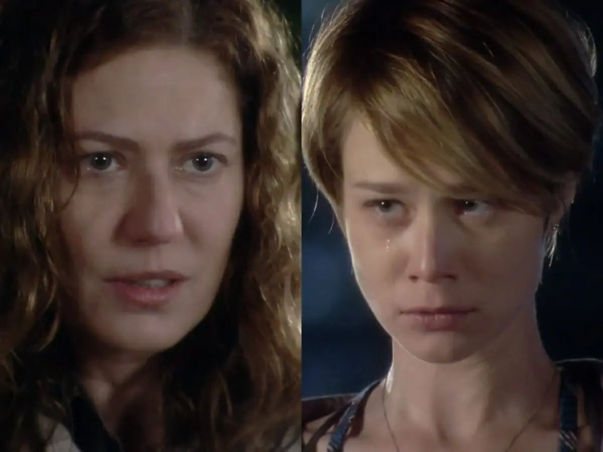 Flora (Patrícia Pillar) e Lara (Mariana Ximenes) de A Favorita