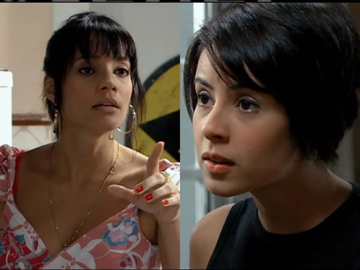 Ivonete (Amandha Lee) e Beatriz (Andréia Horta) de Chamas da Vida