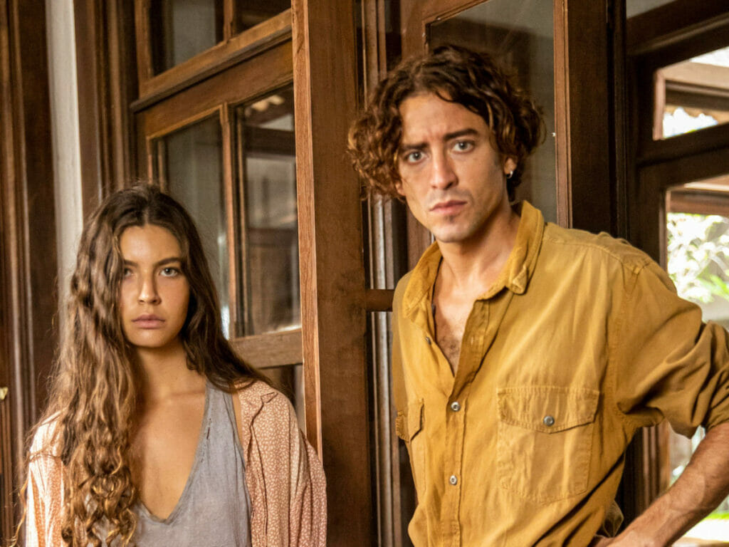 Juma (Alanis Guillen) e Jove (Jesuíta Barbosa) em Pantanal
