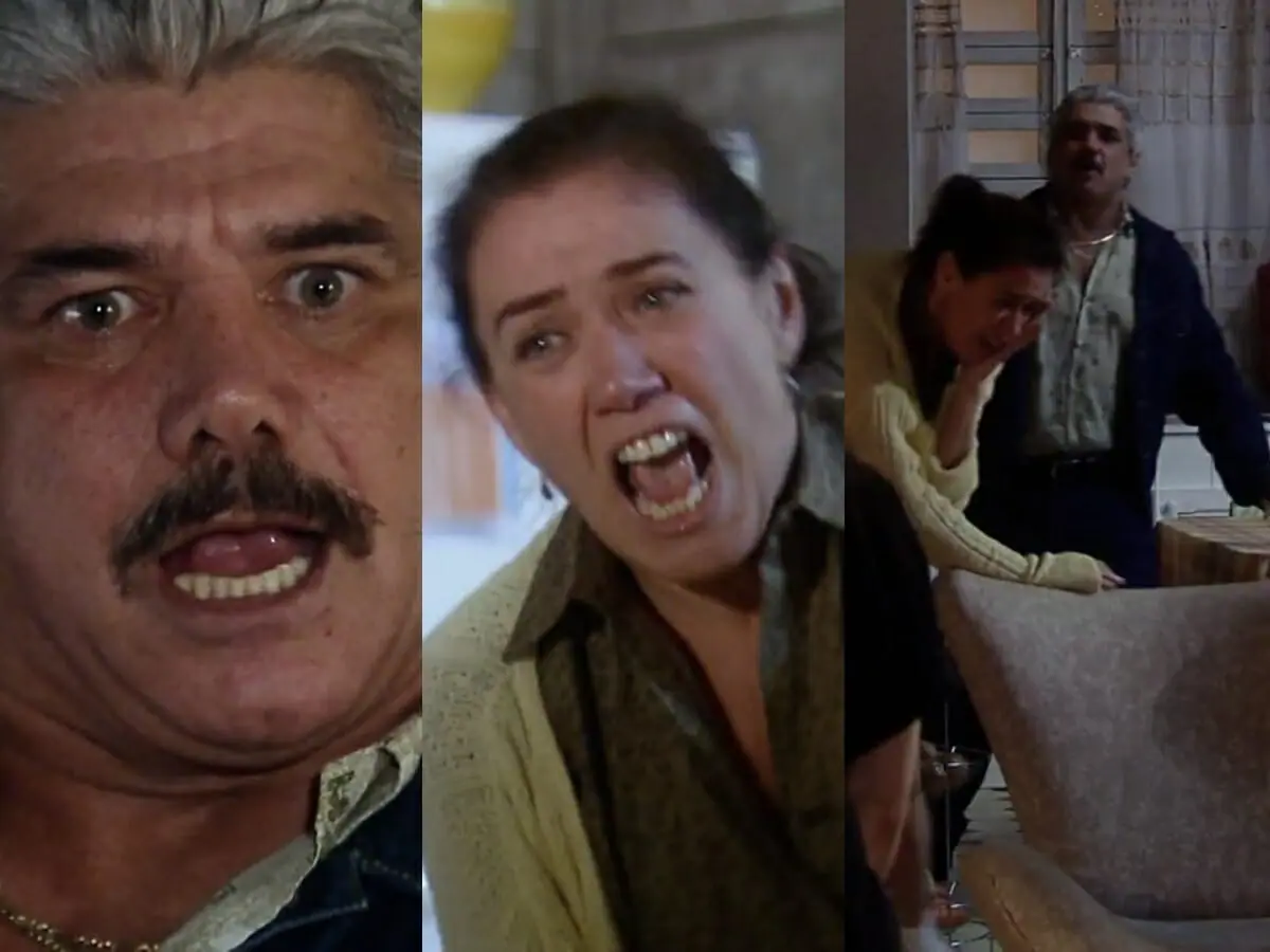 Leo (Jackson Antunes) e Catarina (Lilia Cabral) de A Favorita
