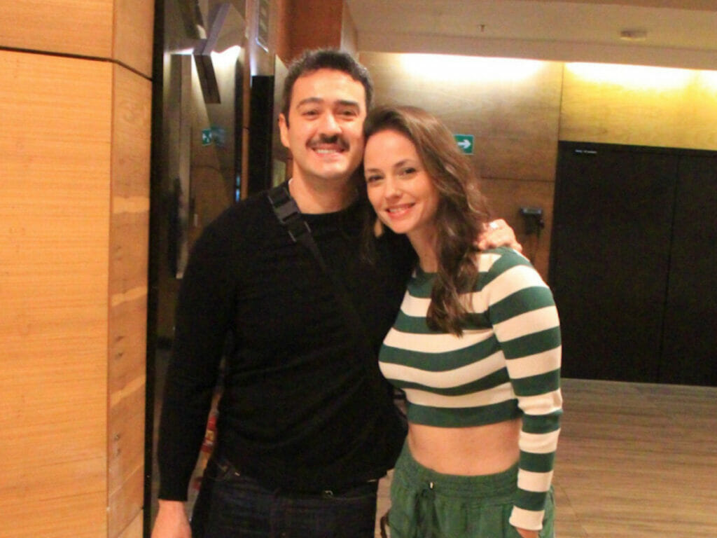 Marcos Veras e Rosane Mulholland