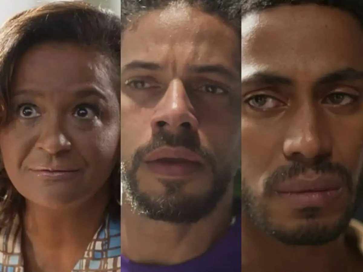 Martha (Claudia Di Moura), Ítalo (Paulo Lessa) e Leonardo (Ícaro Silva) de Cara e Coragem