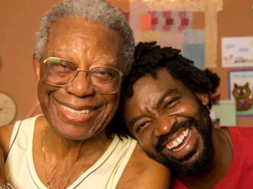 Milton Gonçalves e Fabrício Boliveira