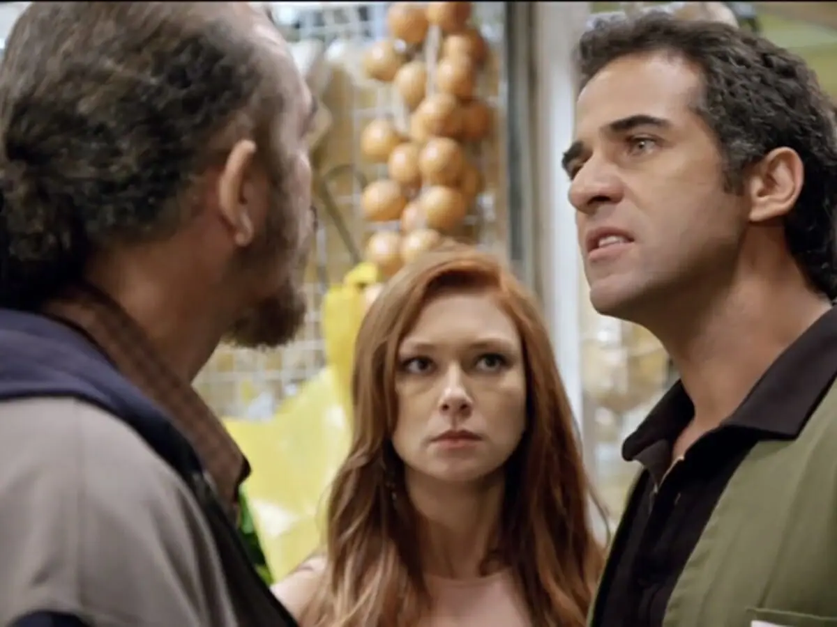 Poderosa (Day Mesquita) e Miguel (Rafael Sardão) de Amor Sem Igual