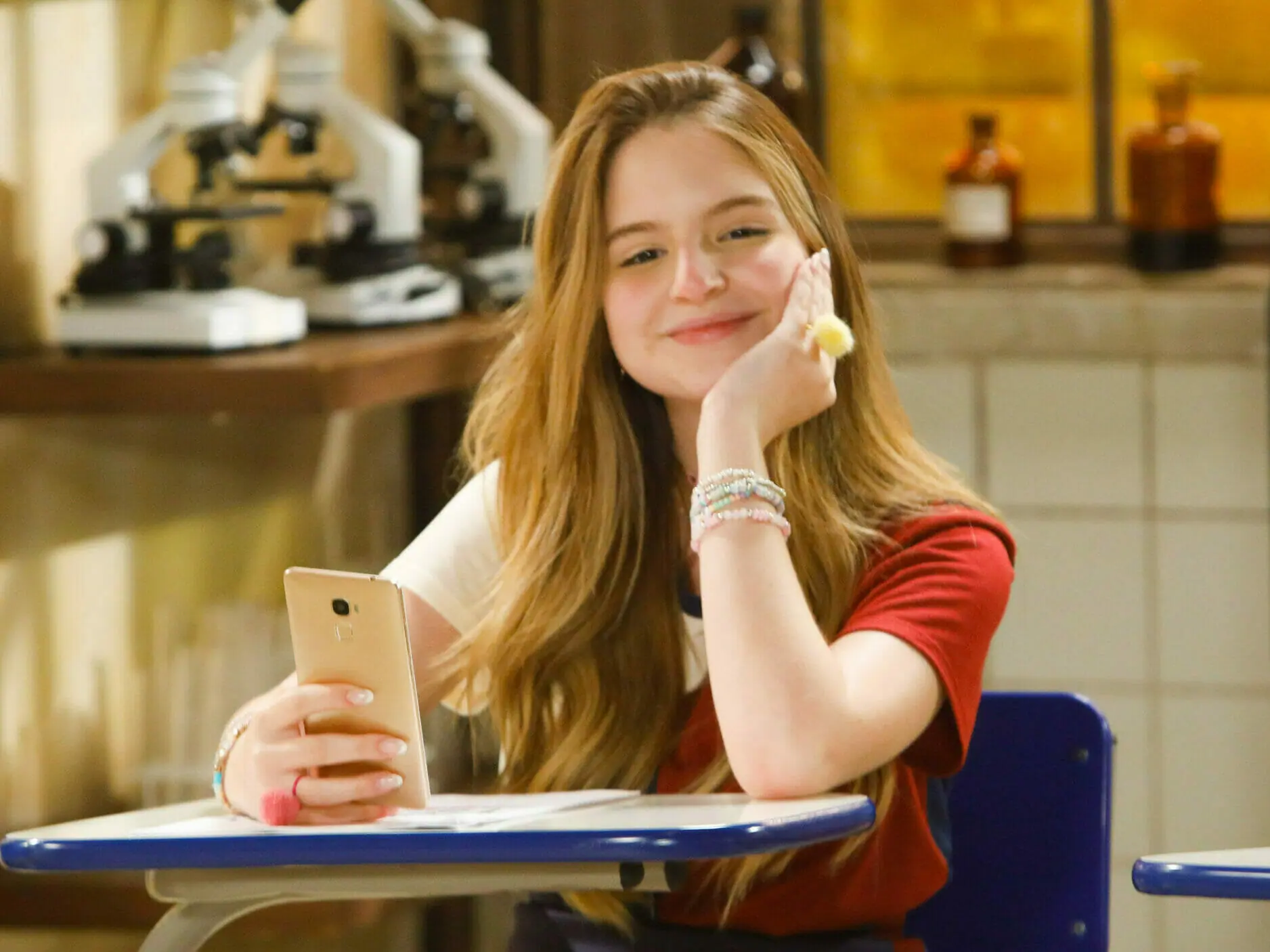 Poliana (Sophia Valverde) em Poliana Moça