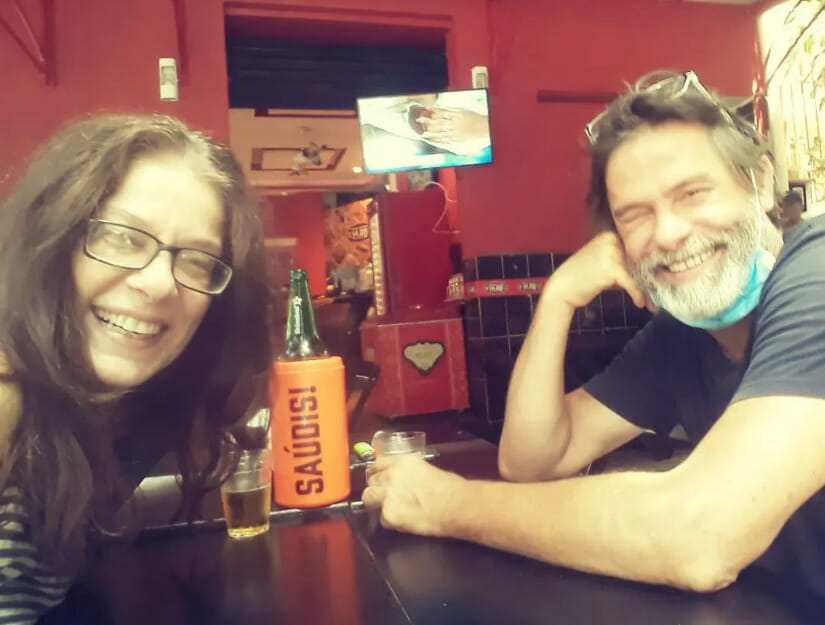 Rose Abdallah e Marcos Winter