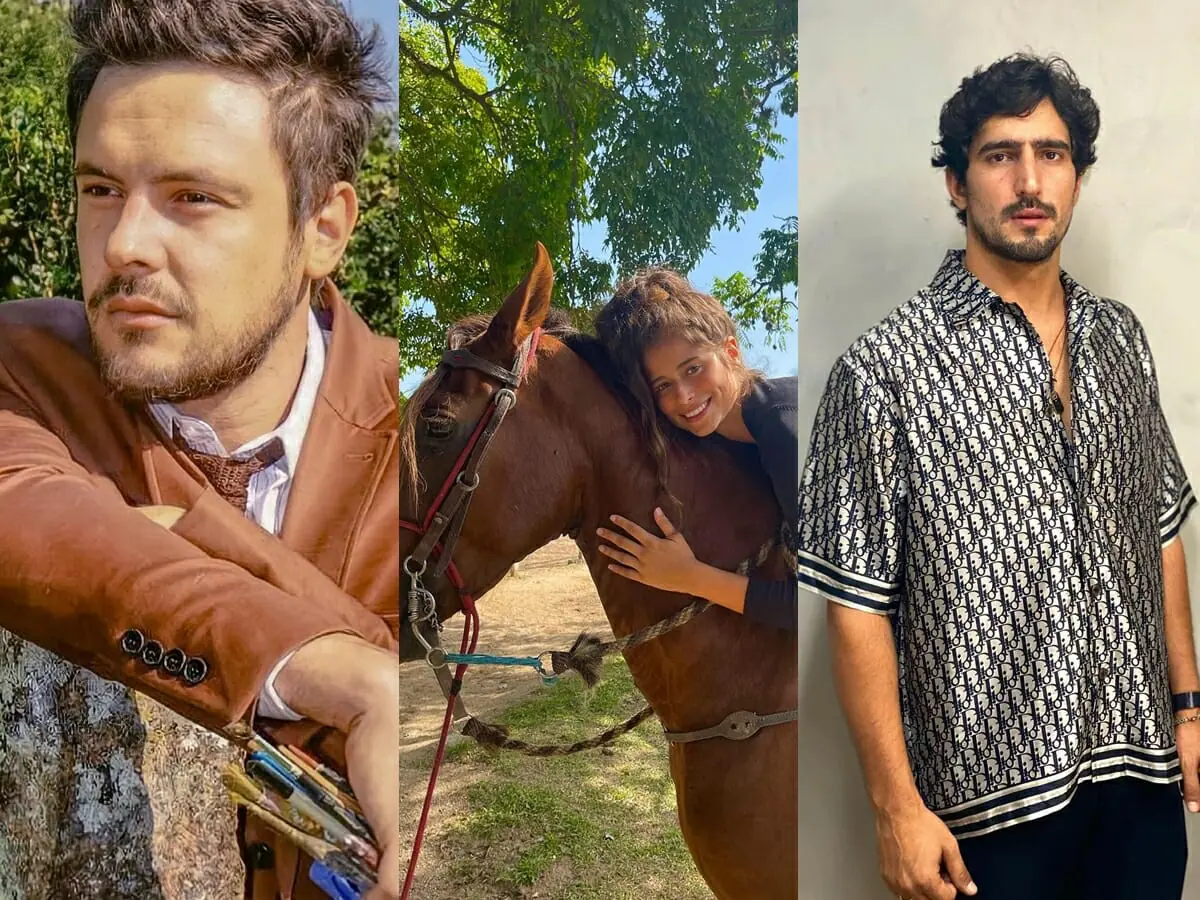 Sergio Guizé, Isadora Cruz e Renato Góes, do elenco de Mar do Sertão