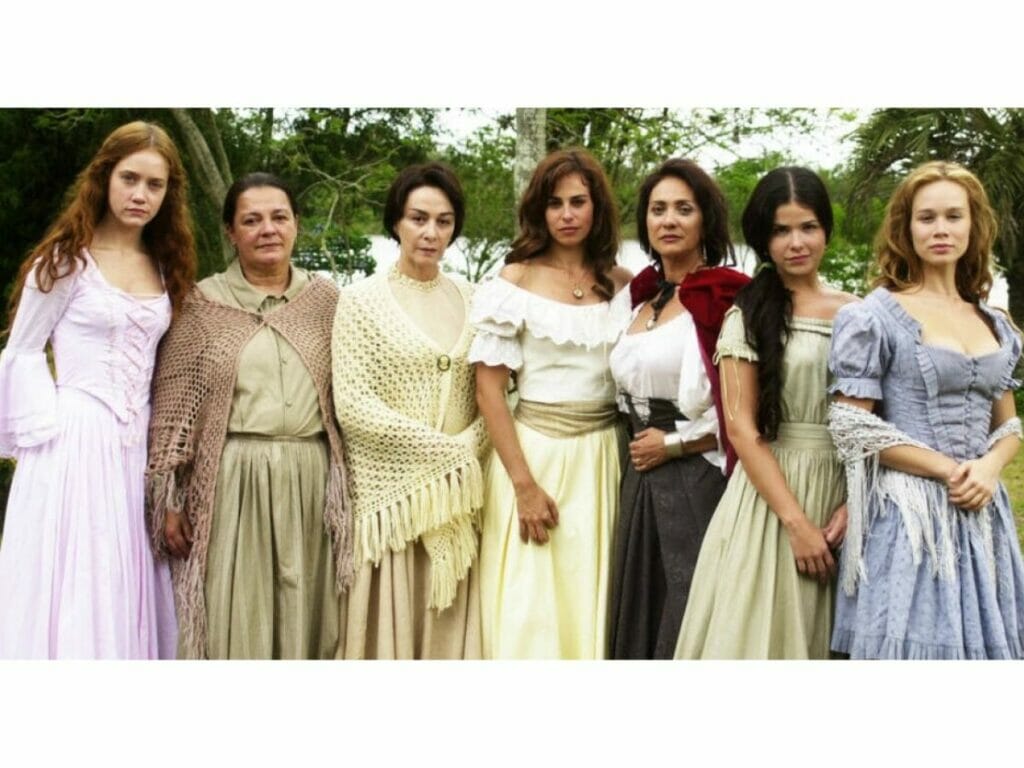 Elenco da minissérie A Casa das Sete Mulheres