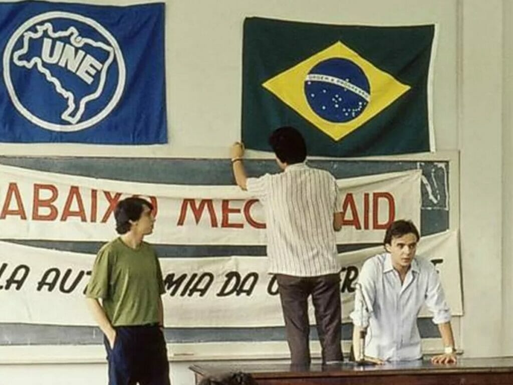Cena da minissérie Anos Rebeldes