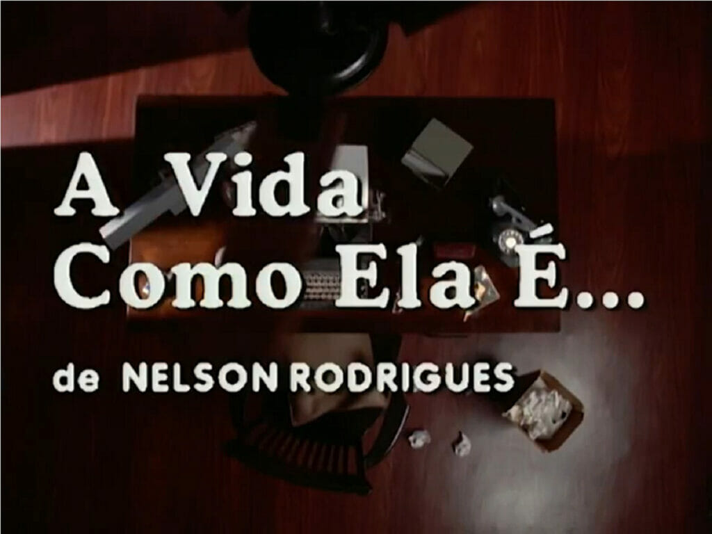Logotipo da série A Vida Como Ela É..., de 1996