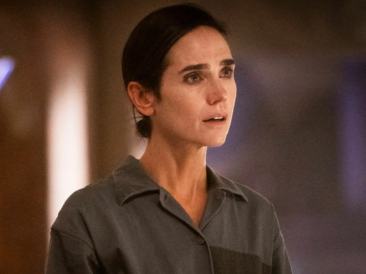 Jennifer Connelly em cena da série Expresso do Amanhã