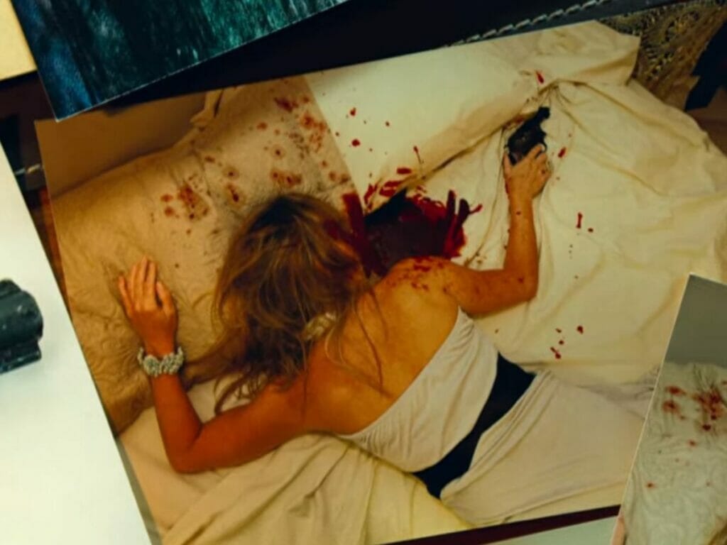 Foto do caso tratado como suicídio na série Maldivas