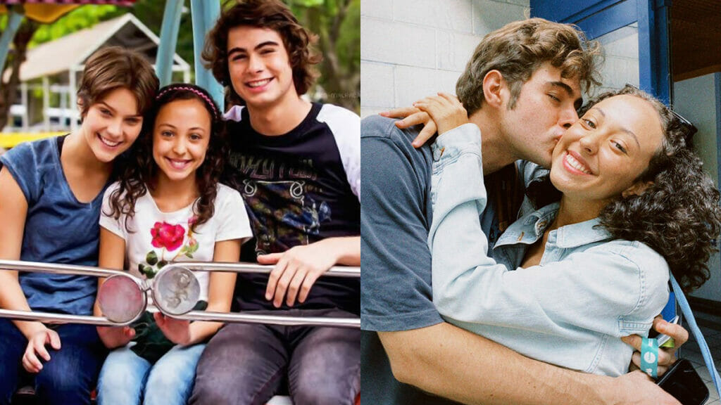 Zu Vedovato com Rafael Vitti em Malhação e atualmente