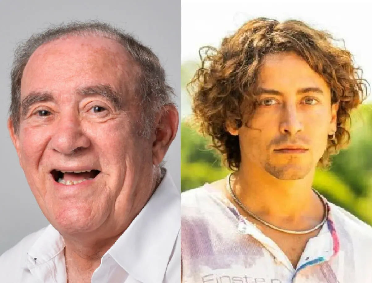 O comediante Renato (à esquerda) já viveu o personagem de Jesuíta Barbosa (à direita) em Pantanal