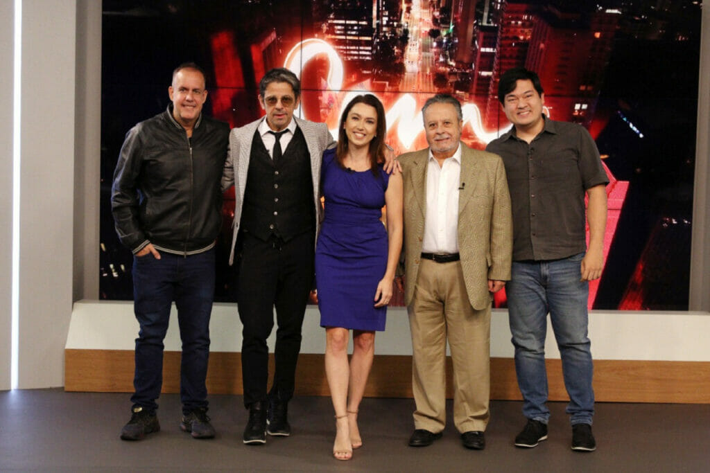 Alan Rapp, Taumaturgo Ferreira, Marina Machado, Washington Aquino e Fábio Costa