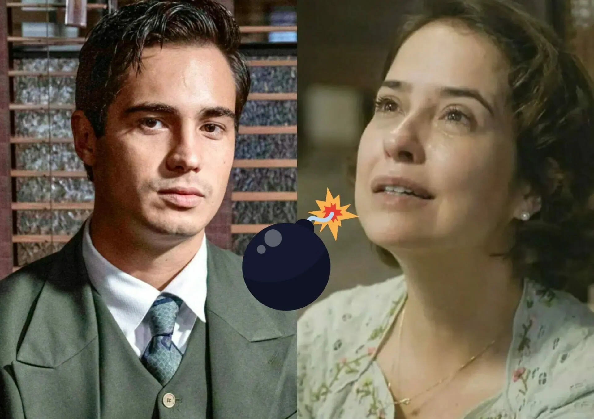 Joaquim (Danilo Mesquita) e Heloísa (Paloma Duarte) em Além da Ilusão