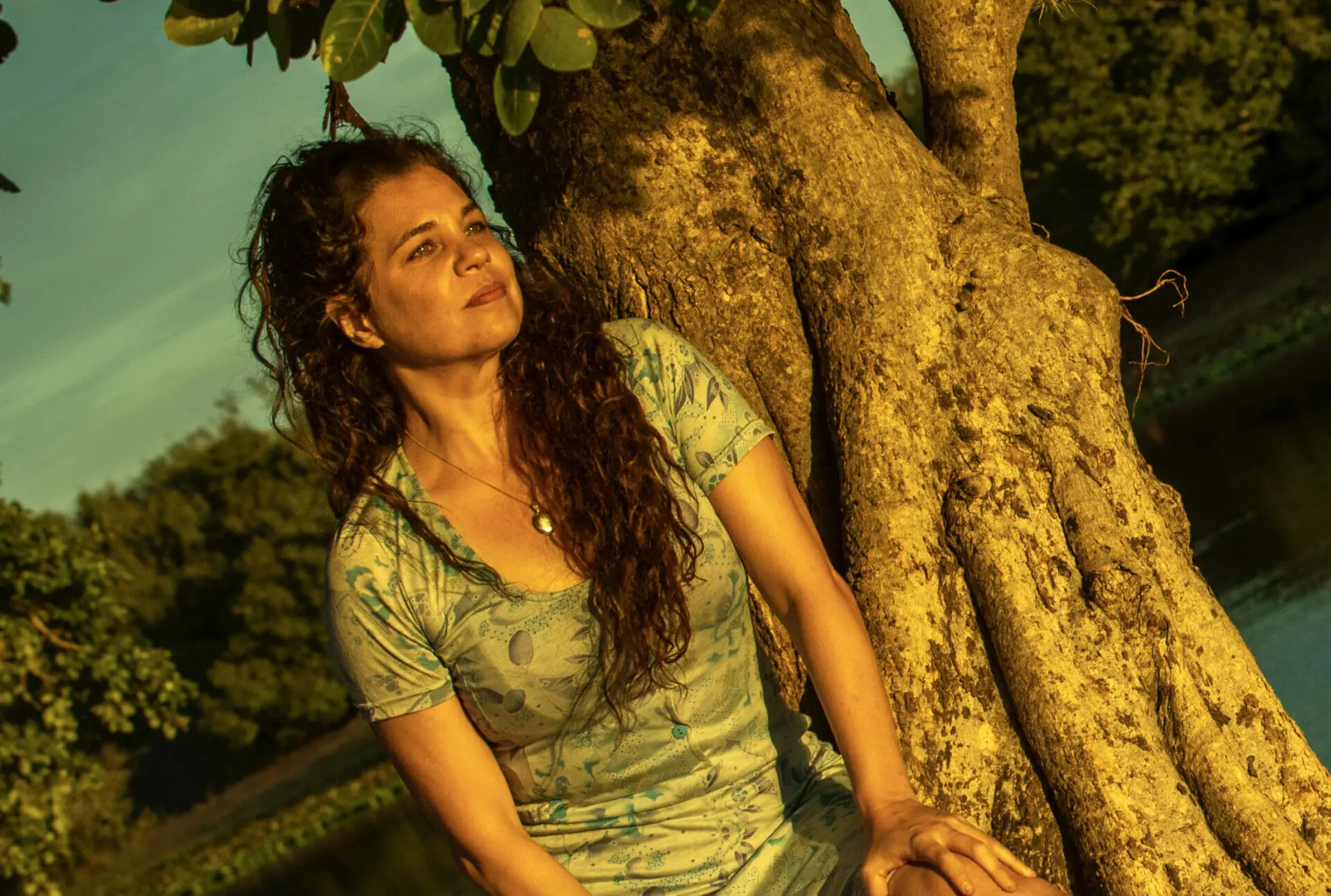 Maria Bruaca (Isabel Teixeira) em Pantanal