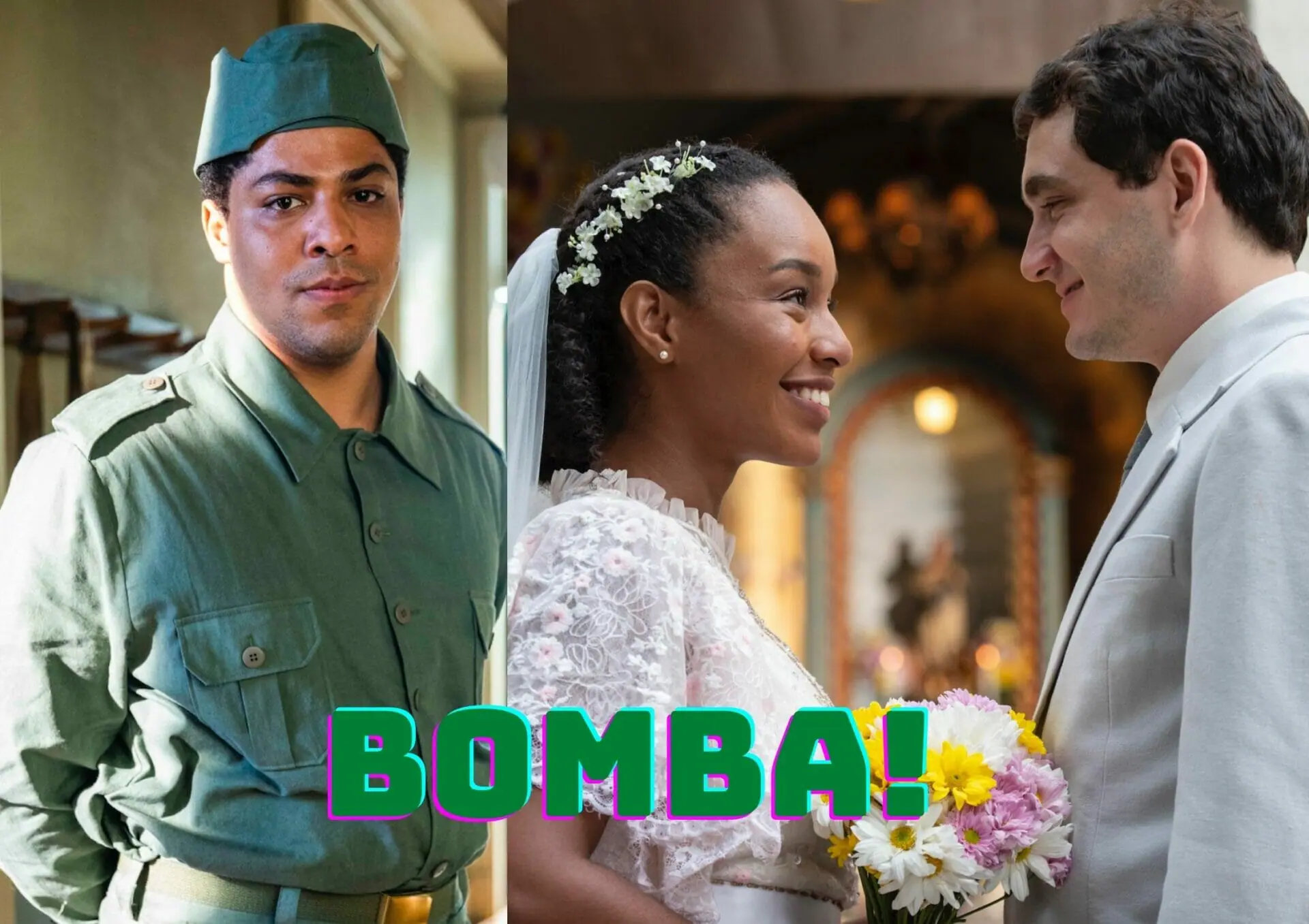Bento (Matheus Dias), Letícia (Larissa Nunes) e Lorenzo (Guilherme Prates) em Além da Ilusão