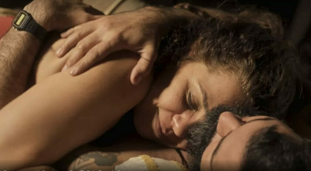 Alcides (Juliano Cazarr&eacute;) e Maria Bruaca (Isabel Teixeira) na novela Pantanal