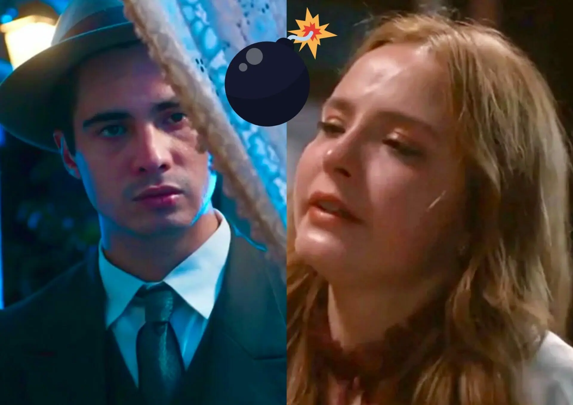Joaquim (Danilo Mesquita) e Isadora (Larissa Manoela) em Além da Ilusão