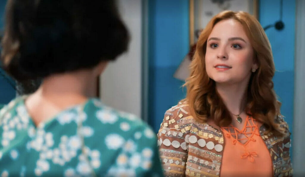 sadora (Larissa Manoela) e Iolanda (Duda Brack) de Além da Ilusão