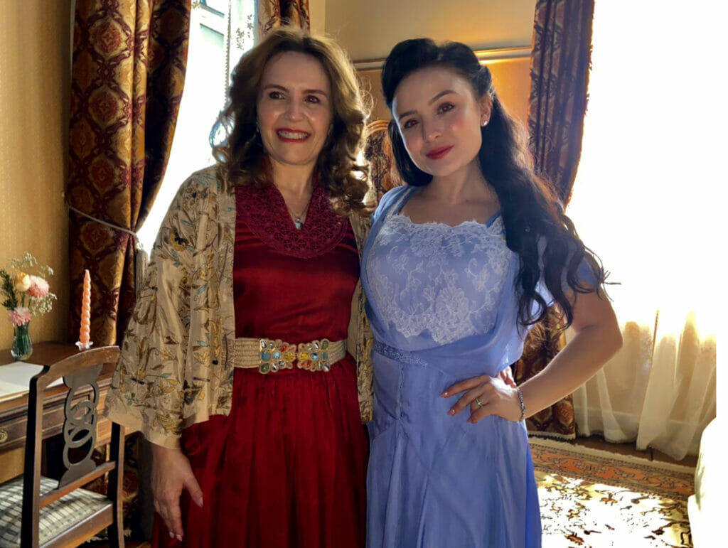 Silvana Elias Santos, m&atilde;e de Larissa Manoela com a filha