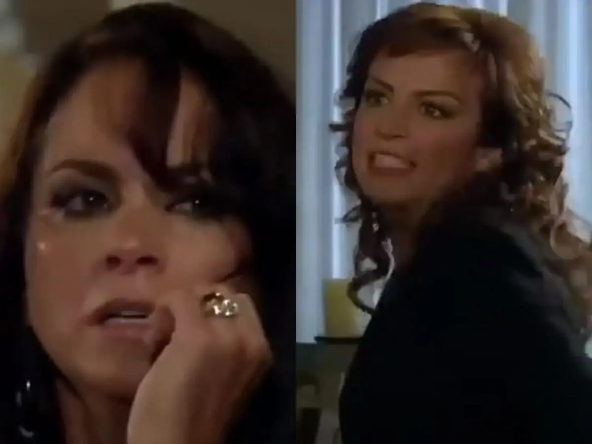 Bárbara (Lucero) e Fernanda (Silvia Navarro) de Amanhã é Para Sempre