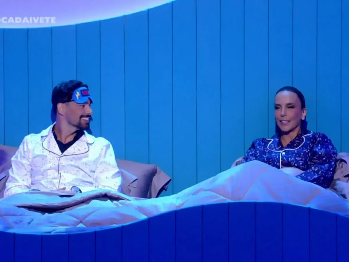Cauã Reymond e Ivete Sangalo no Pipoca da Ivete