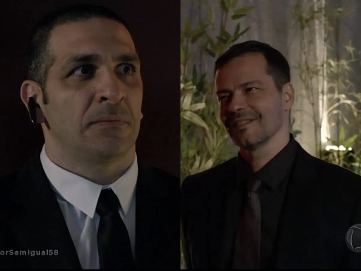 Duplex (Miguel Nader) e Bernardo (Heitor Martinez) de Amor Sem Igual