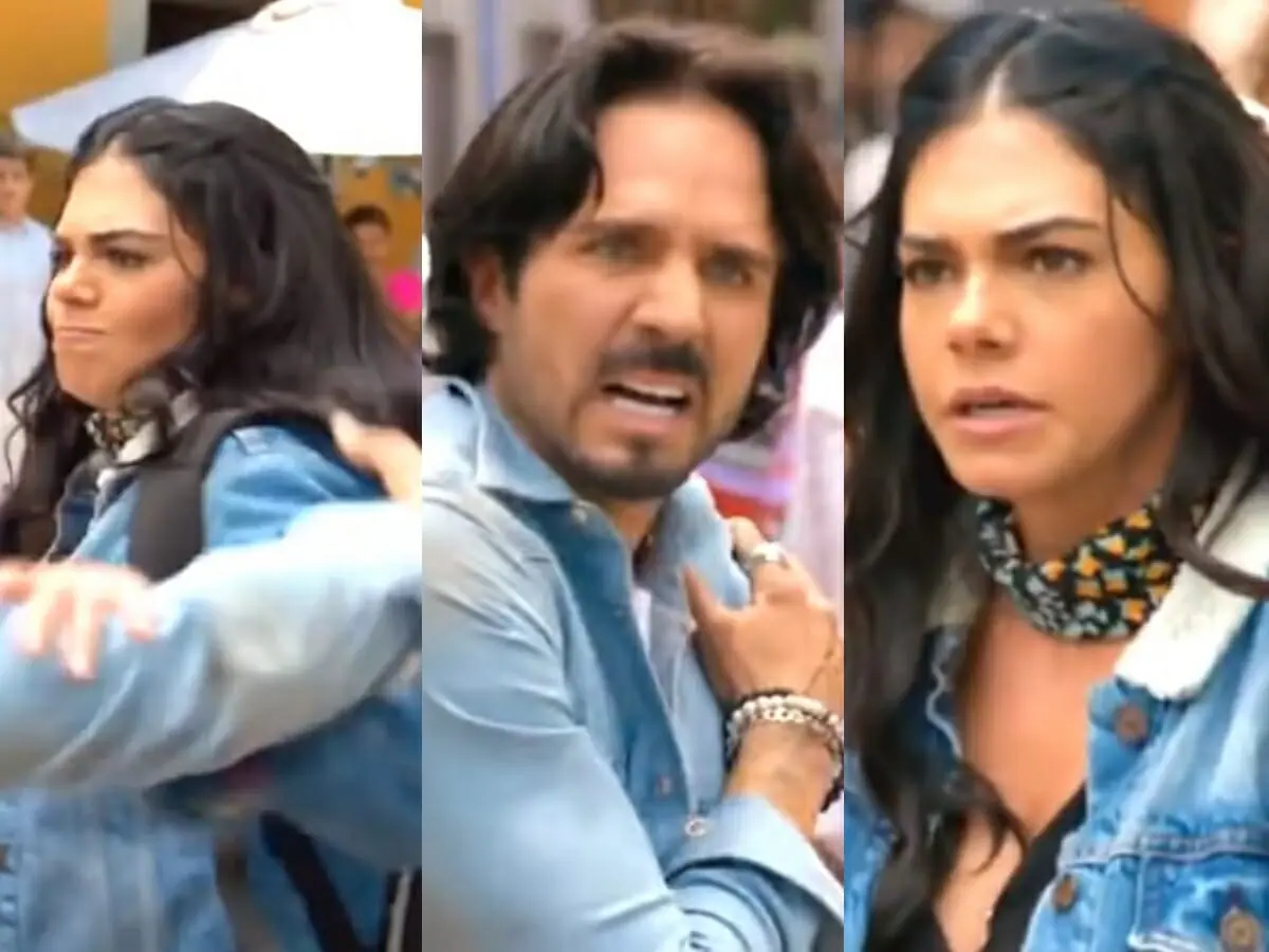 Fernanda (Livia Brito) e Rafael (José Ron) de A Desalmada