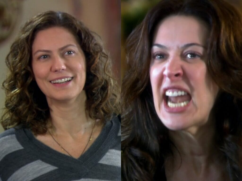 Flora (Patrícia Pillar) e Donatela (Claudia Raia) de A Favorita