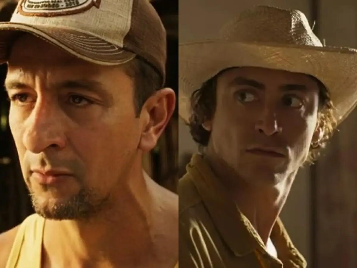José Lucas (Irandhir Santos) e Jove (Jesuíta Barbosa) de Pantanal