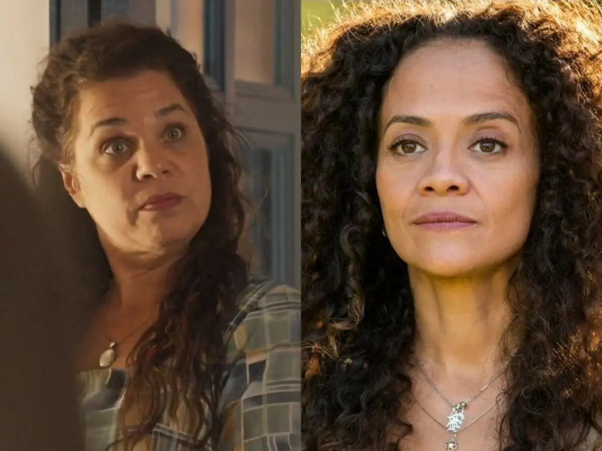 Maria Bruaca (Isabel Teixeira) e Zuleica (Aline Borges) em Pantanal