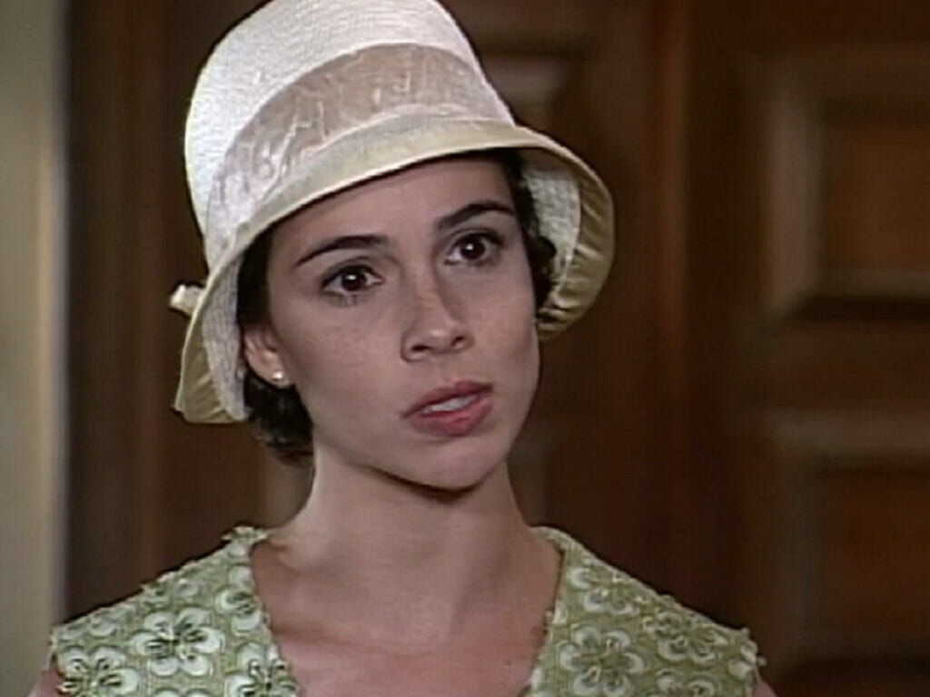 Candoca (Miriam Freeland) de O Cravo e a Rosa