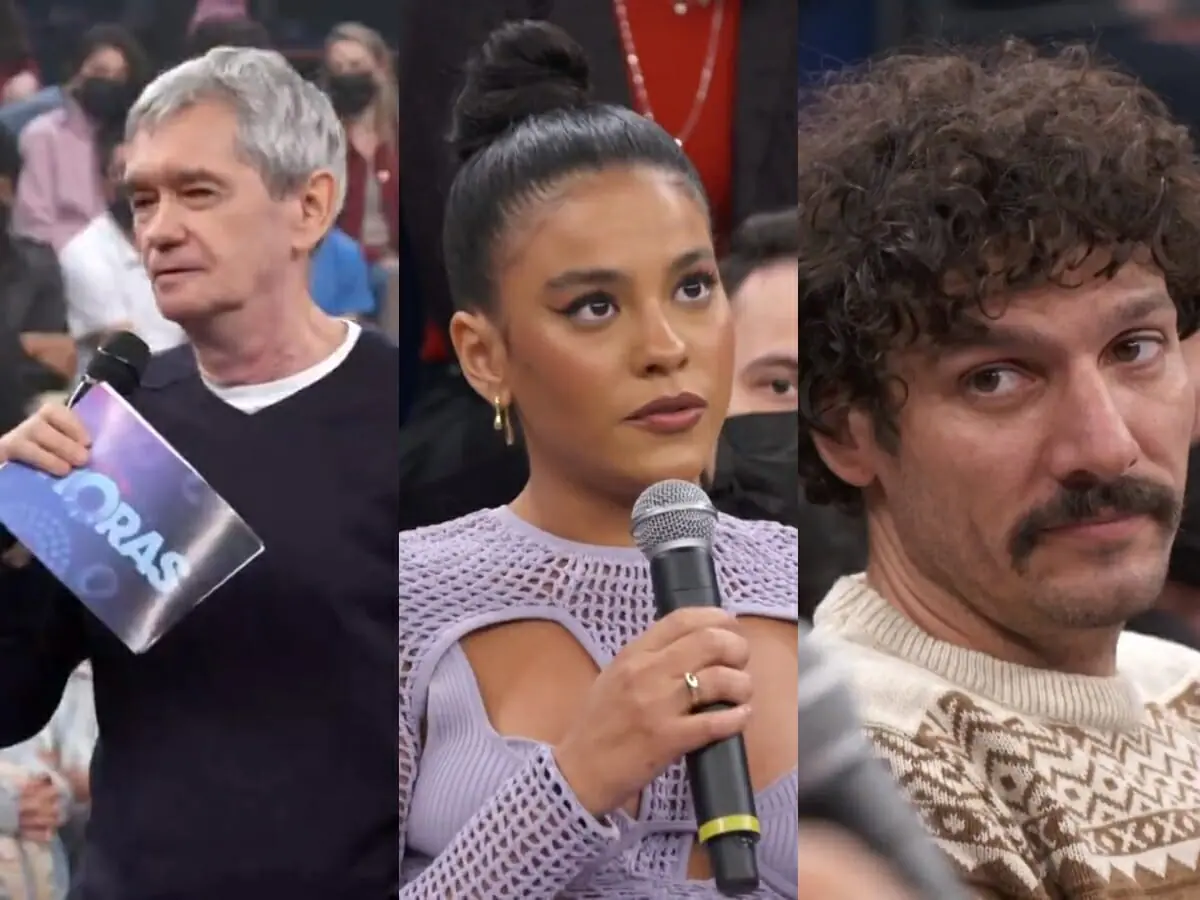 Serginho Groisman, Bella Campos e Guito no Altas Horas