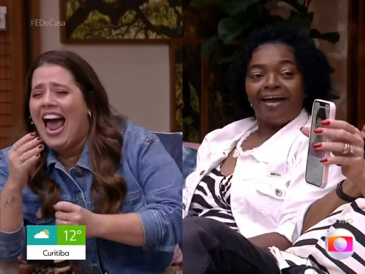 Tati Machado e Delci Gomes no É de Casa