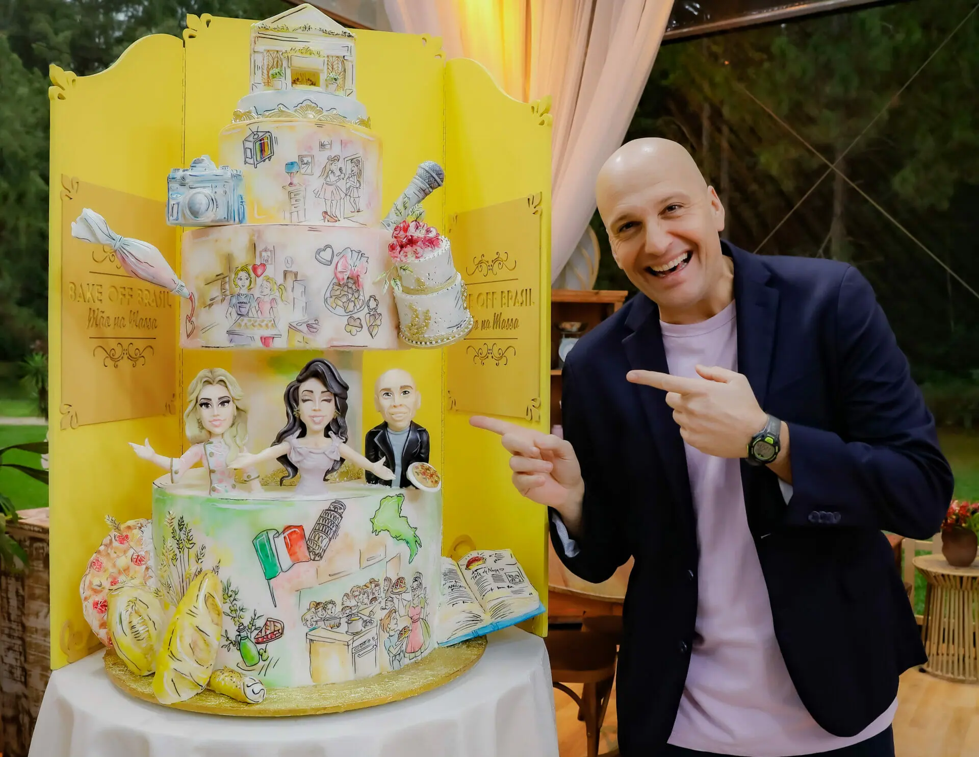 Giuseppe Gerundino novo jurado do Bake Off Brasil