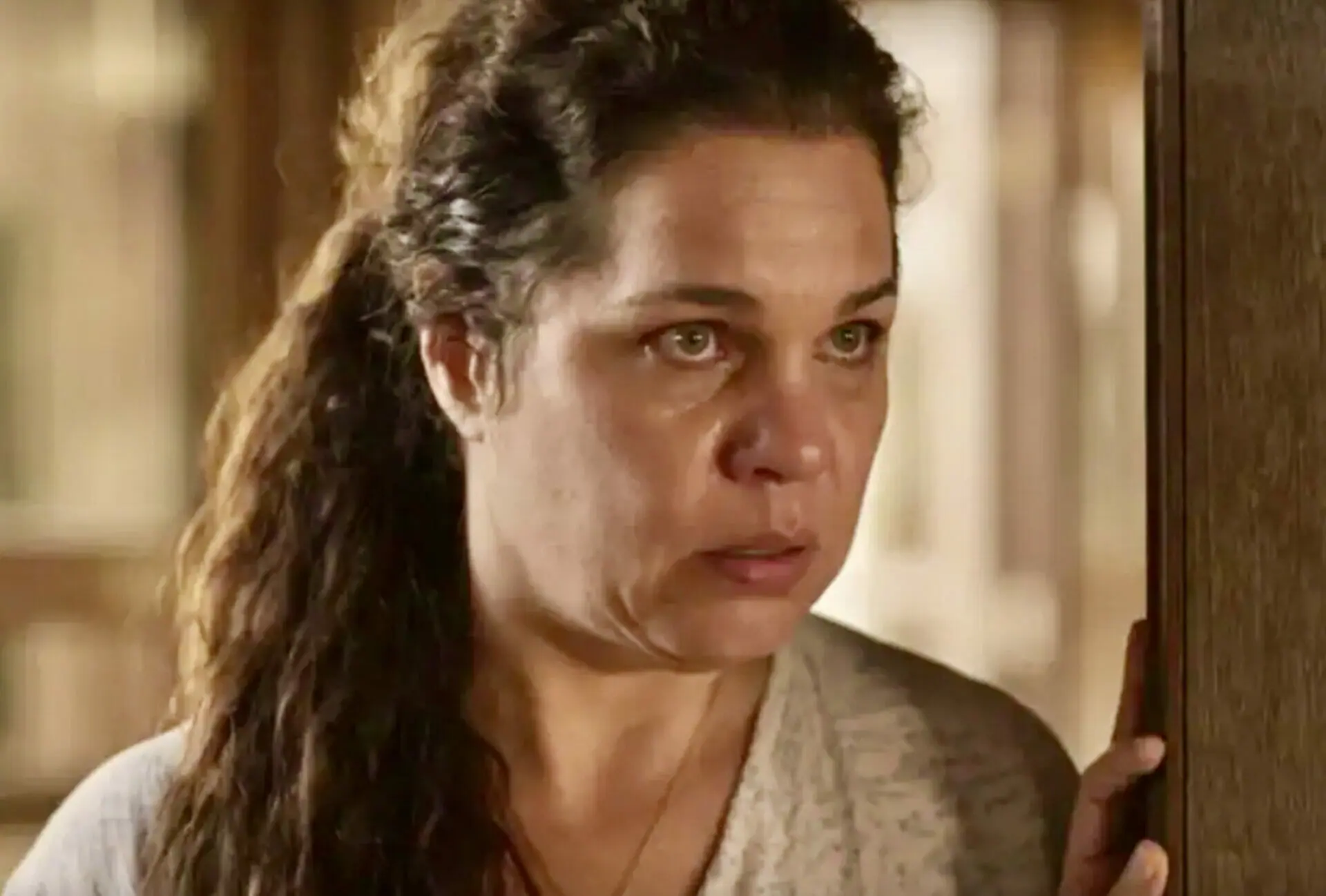 Maria Bruaca (Isabel Teixeira) na novela Pantanal